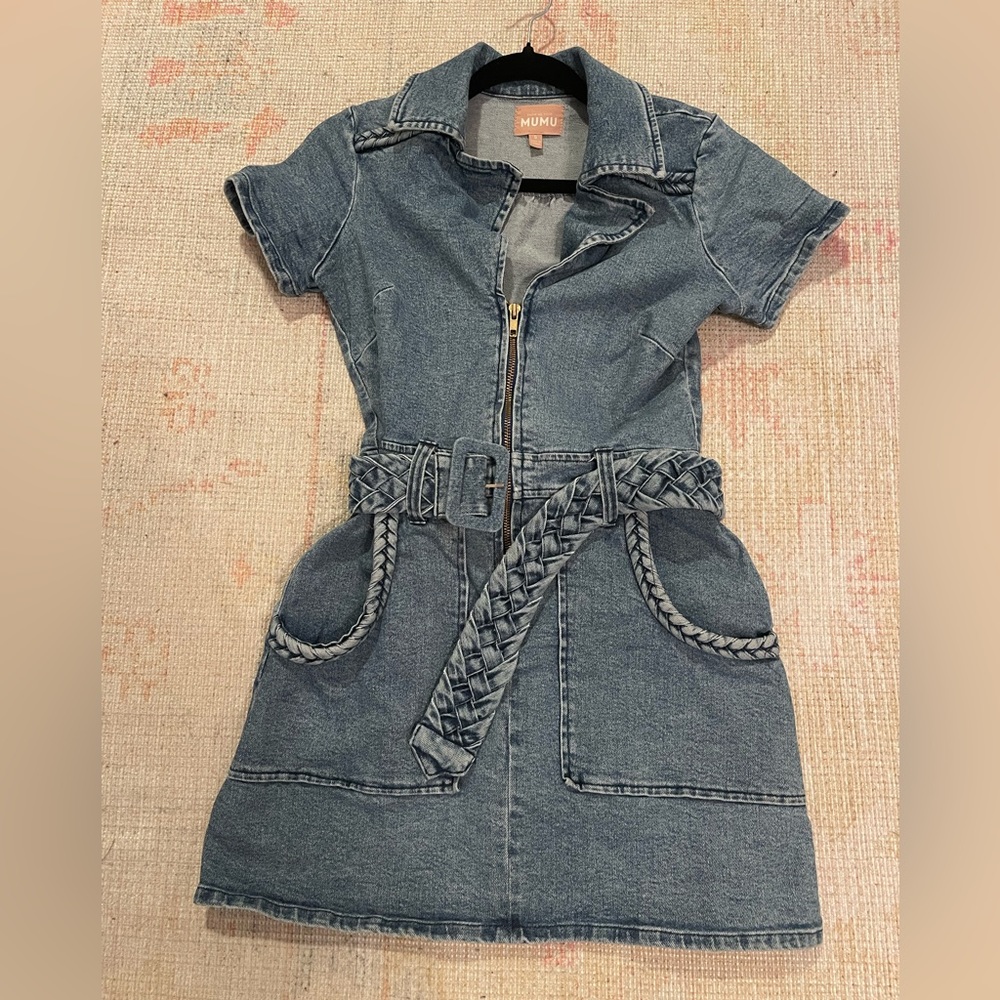 Show Me Your Mumu Outlaw dress in “tide”